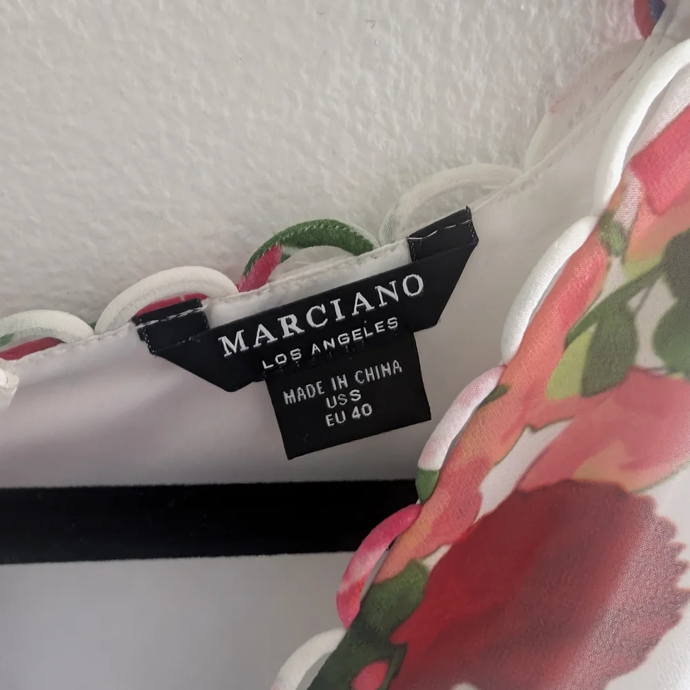 Marciano Multicolor Floral Long Sleeve Dress - Picture 4 of 15